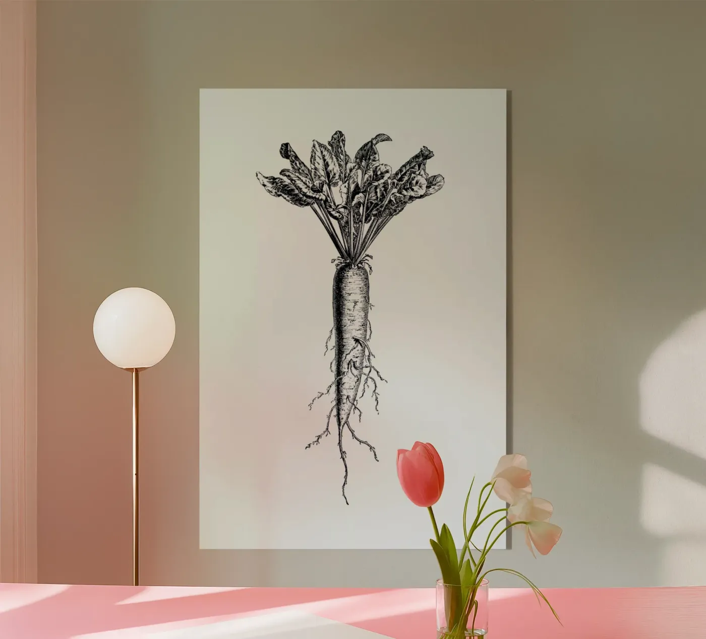 Beetroot Acryl-Glas von Flora & Fauna