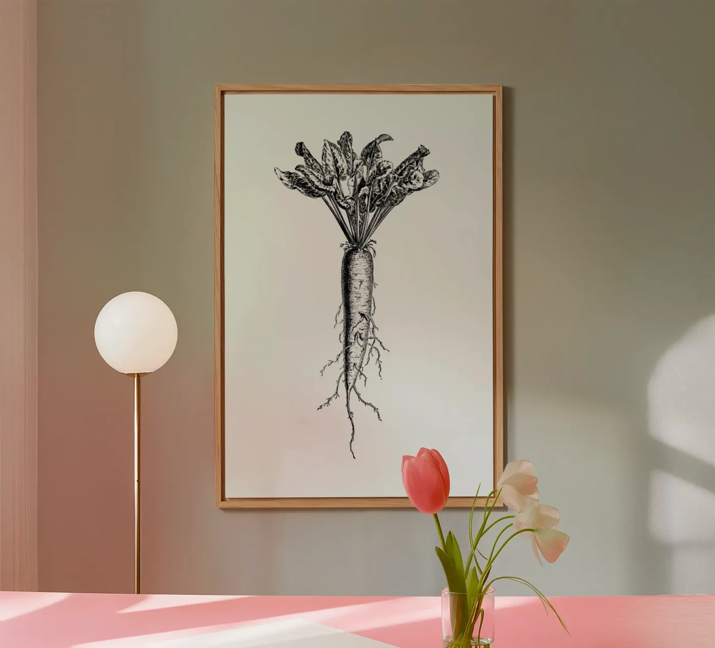 Beetroot alluminio dibond da Flora & Fauna