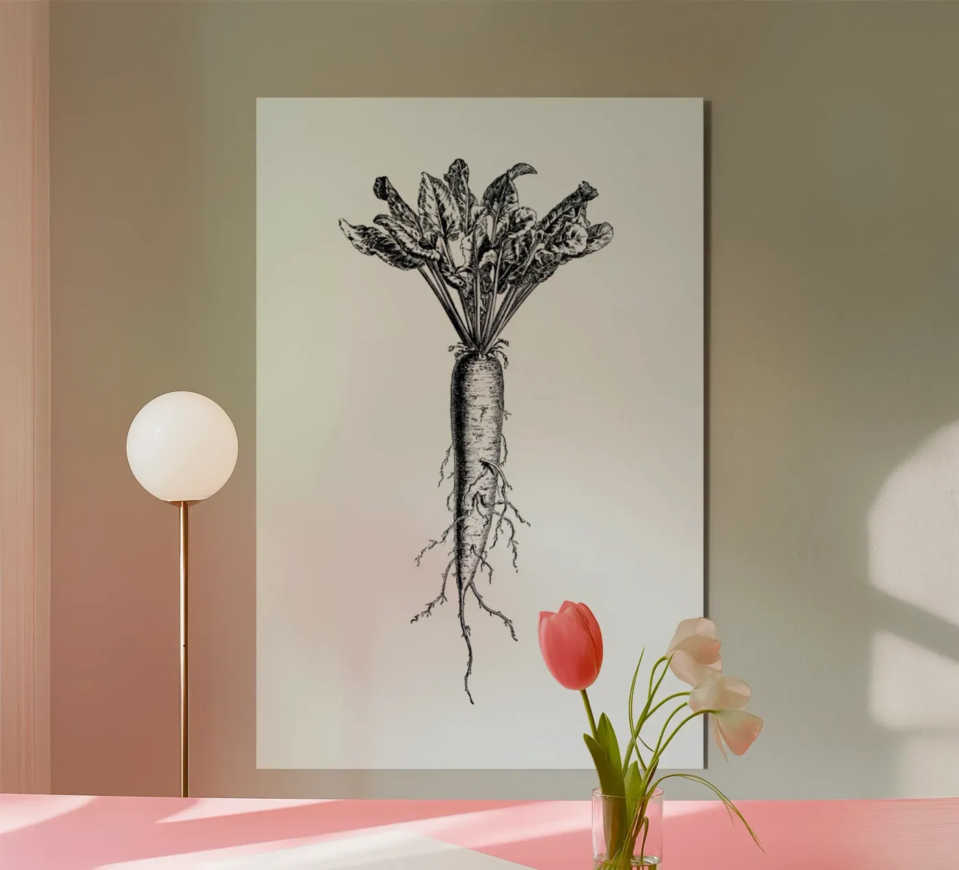 Beetroot alluminio dibond da Flora & Fauna