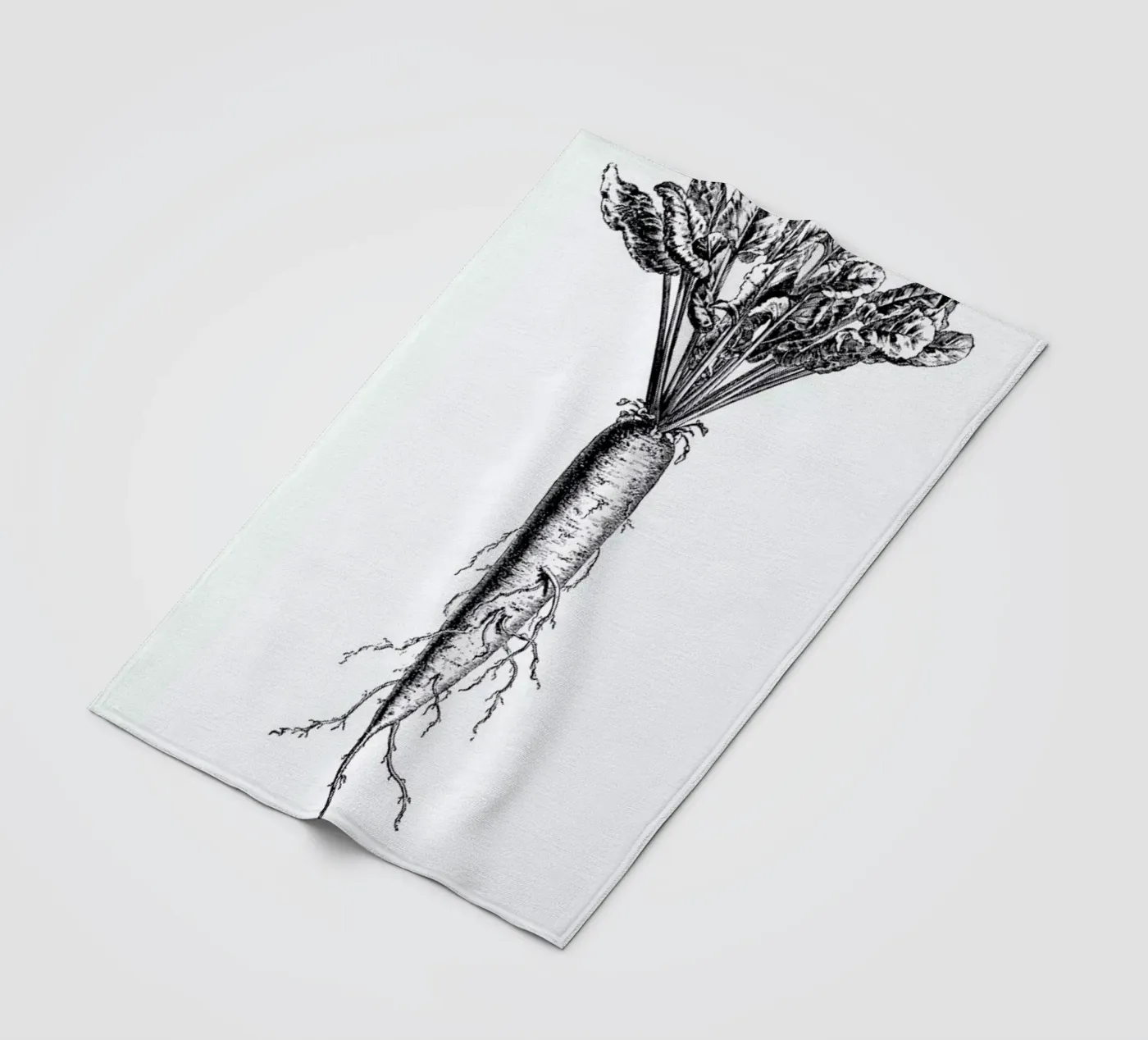 Beetroot fleece blanket by Flora & Fauna