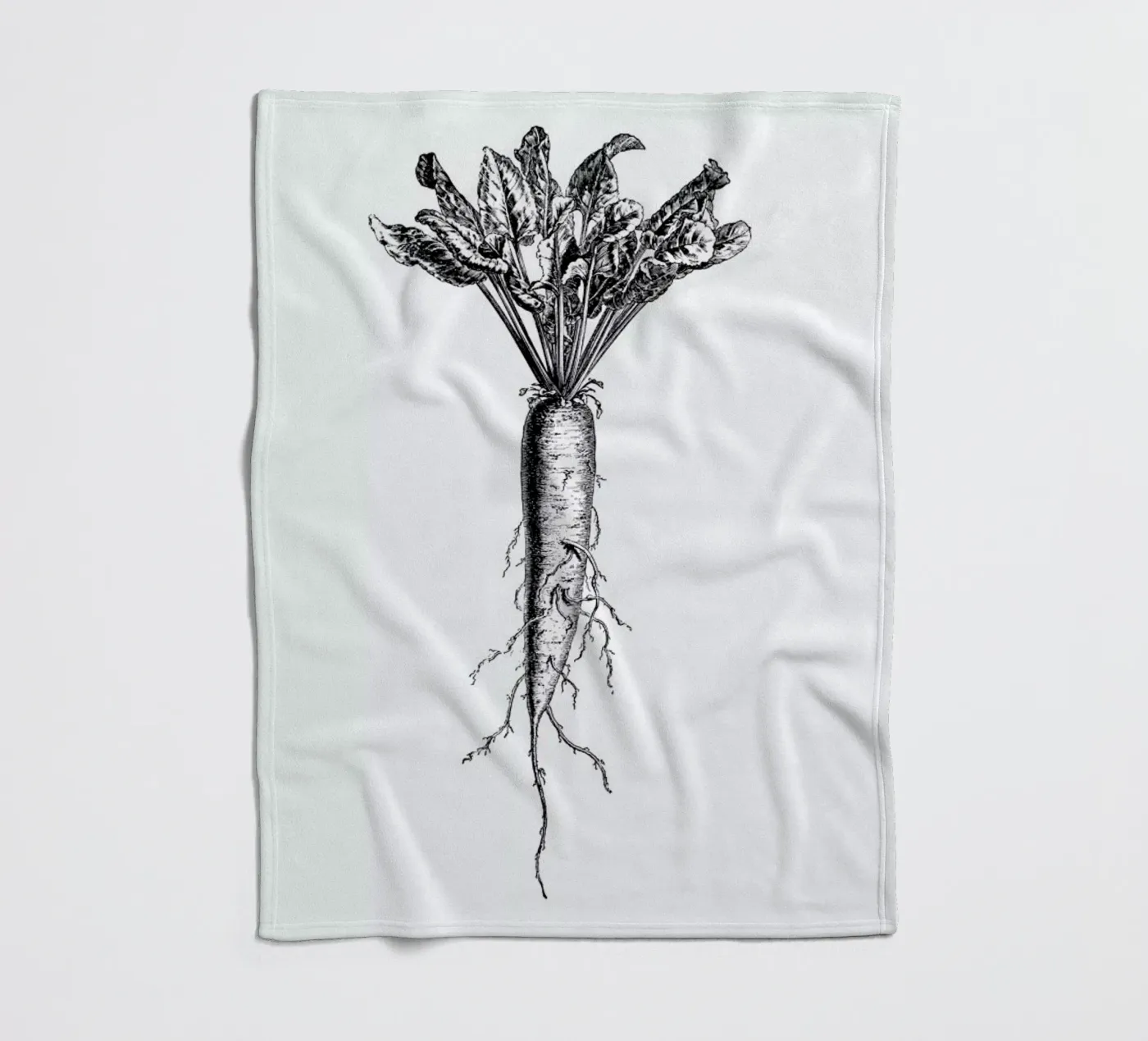 Beetroot fleecedeken van Flora & Fauna