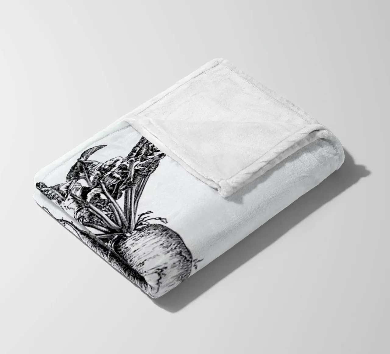 Beetroot Fleecedecke von Flora & Fauna