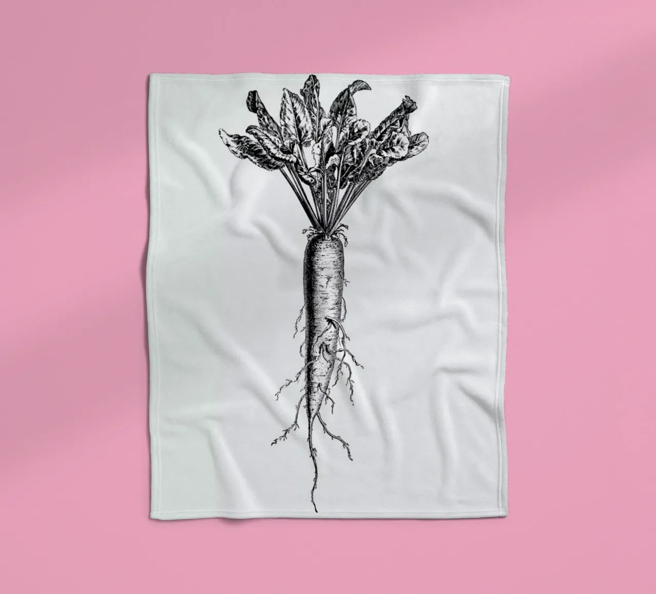 Beetroot Fleecedecke von Flora & Fauna