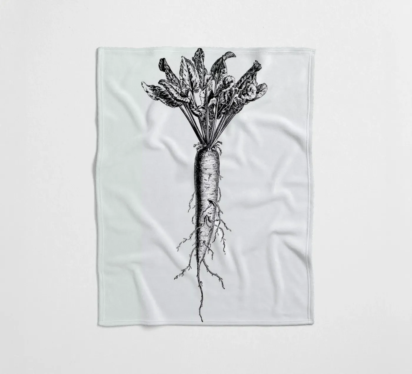 Beetroot fleecedeken van Flora & Fauna