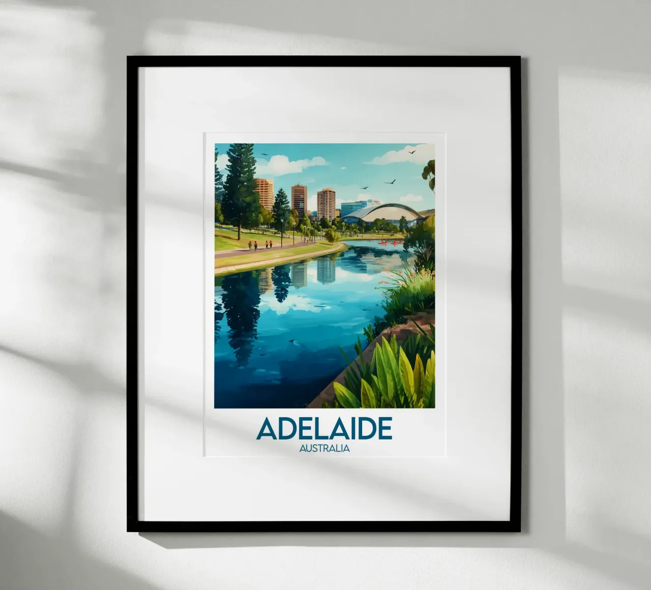 Affiche Adelaide poster con telaio in alluminio da Frame the World
