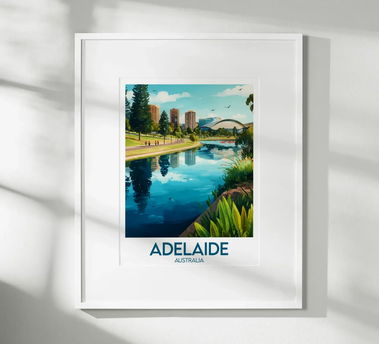 Affiche Adelaide poster con telaio in alluminio da Frame the World