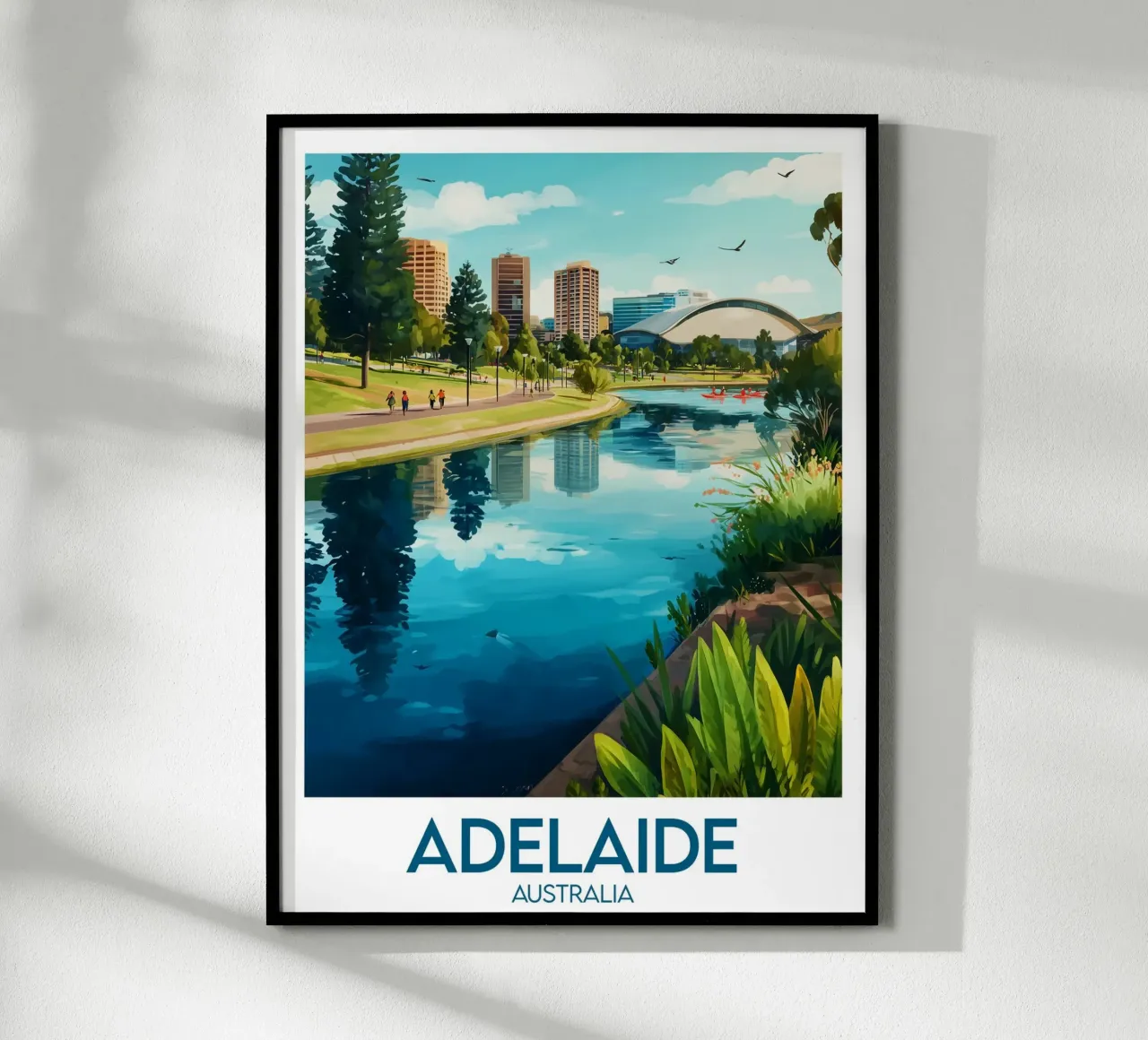 Affiche Adelaide poster con telaio in alluminio da Frame the World