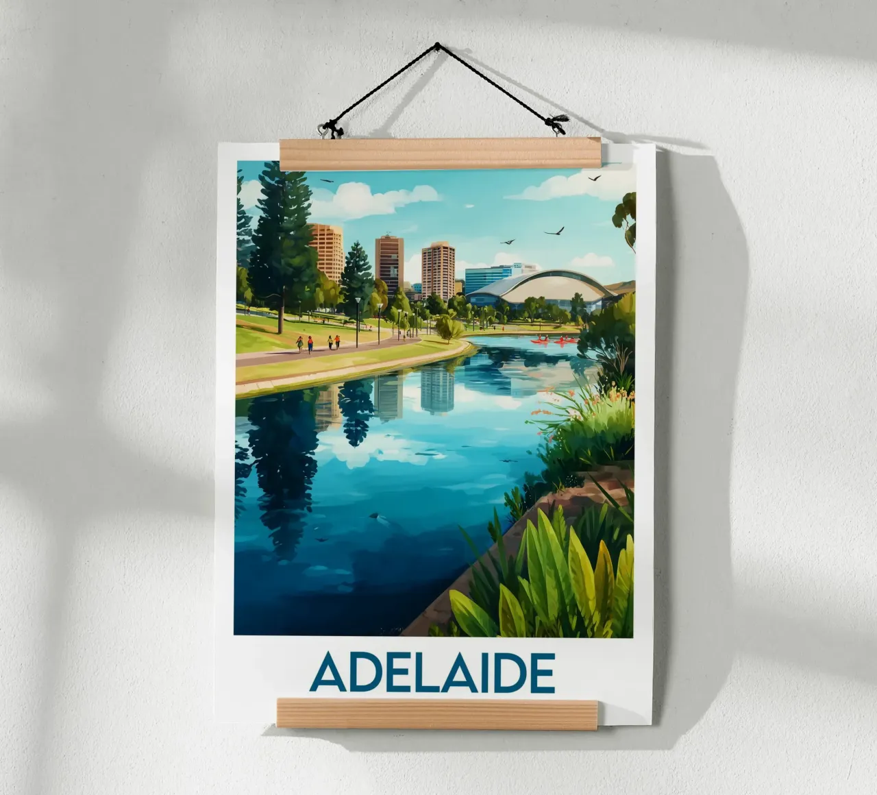 Affiche Adelaide poster con telaio in alluminio da Frame the World