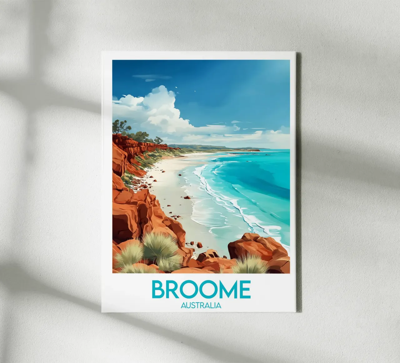 Broome Afsluiten canvas met Baklijst van Frame the World
