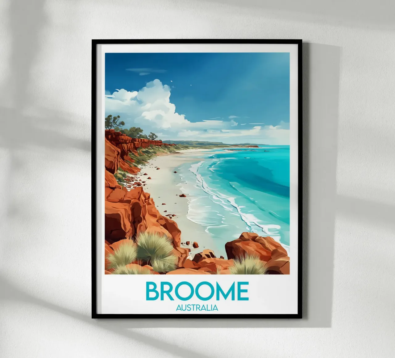 Affiche Broome poster con telaio in legno da Frame the World