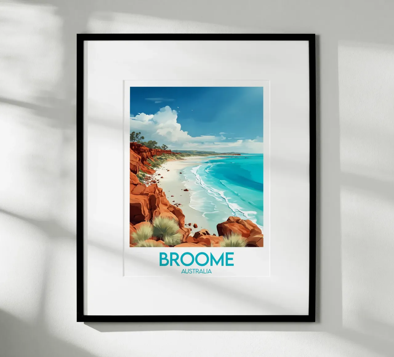 Affiche Broome poster con telaio in legno da Frame the World