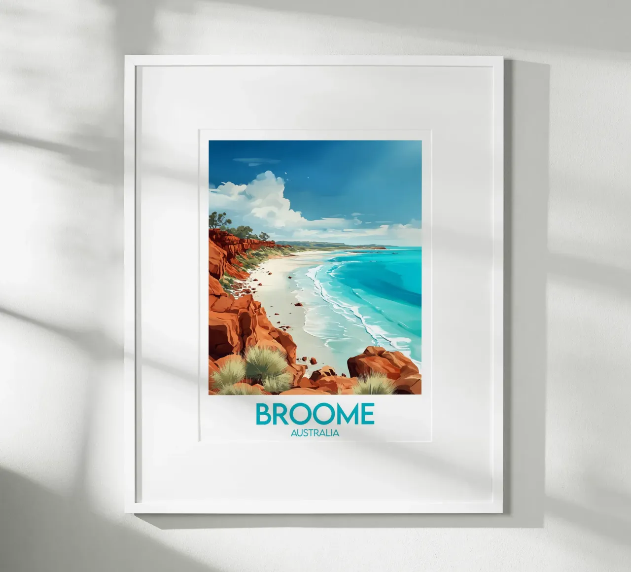 Affiche Broome poster con telaio in legno da Frame the World