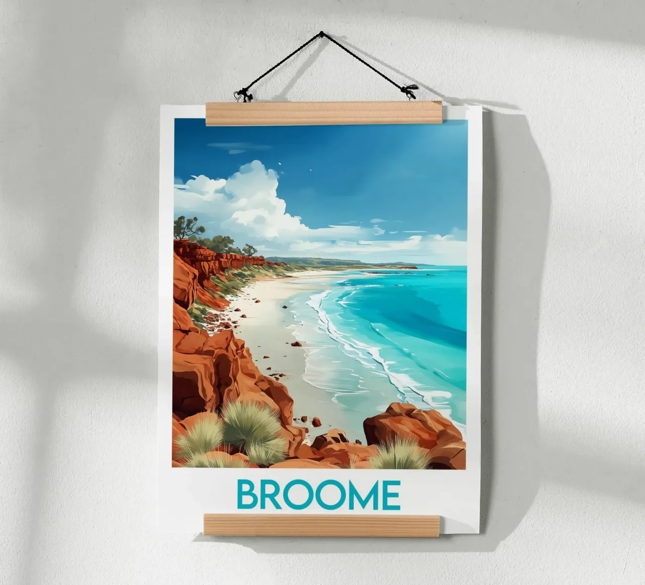 Affiche Broome poster con telaio in legno da Frame the World
