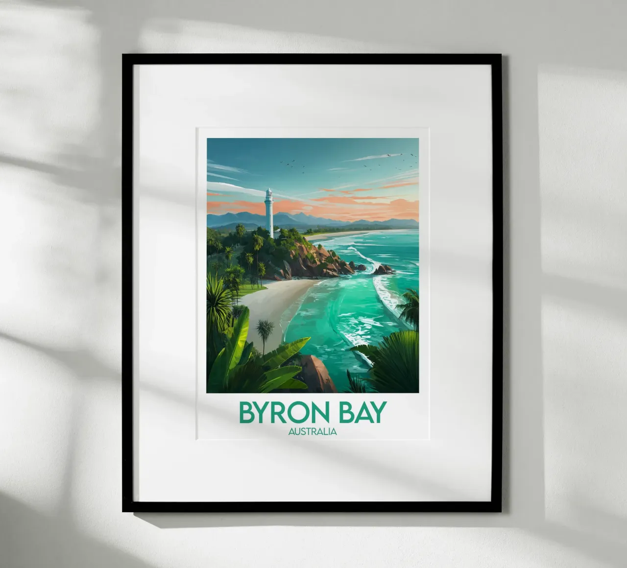 Affiche Byron Bay poster da Frame the World
