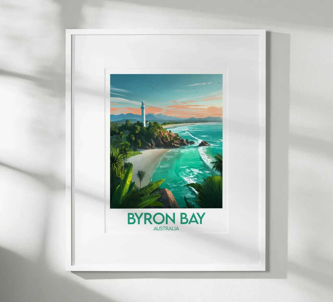 Affiche Byron Bay poster da Frame the World