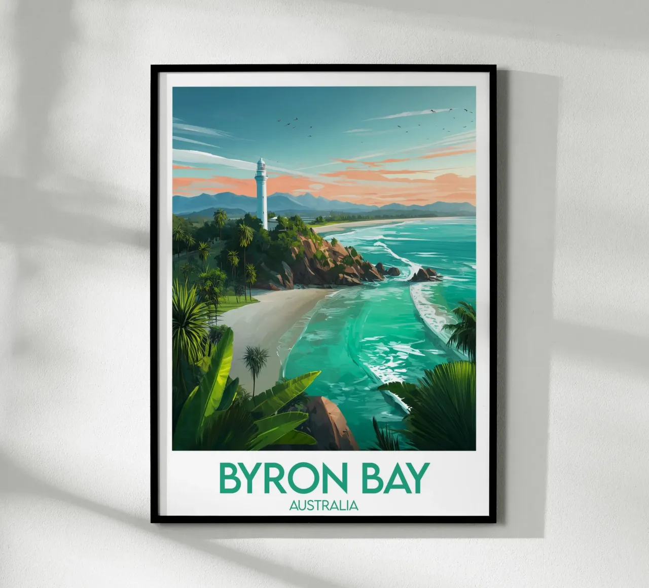 Affiche Byron Bay poster da Frame the World