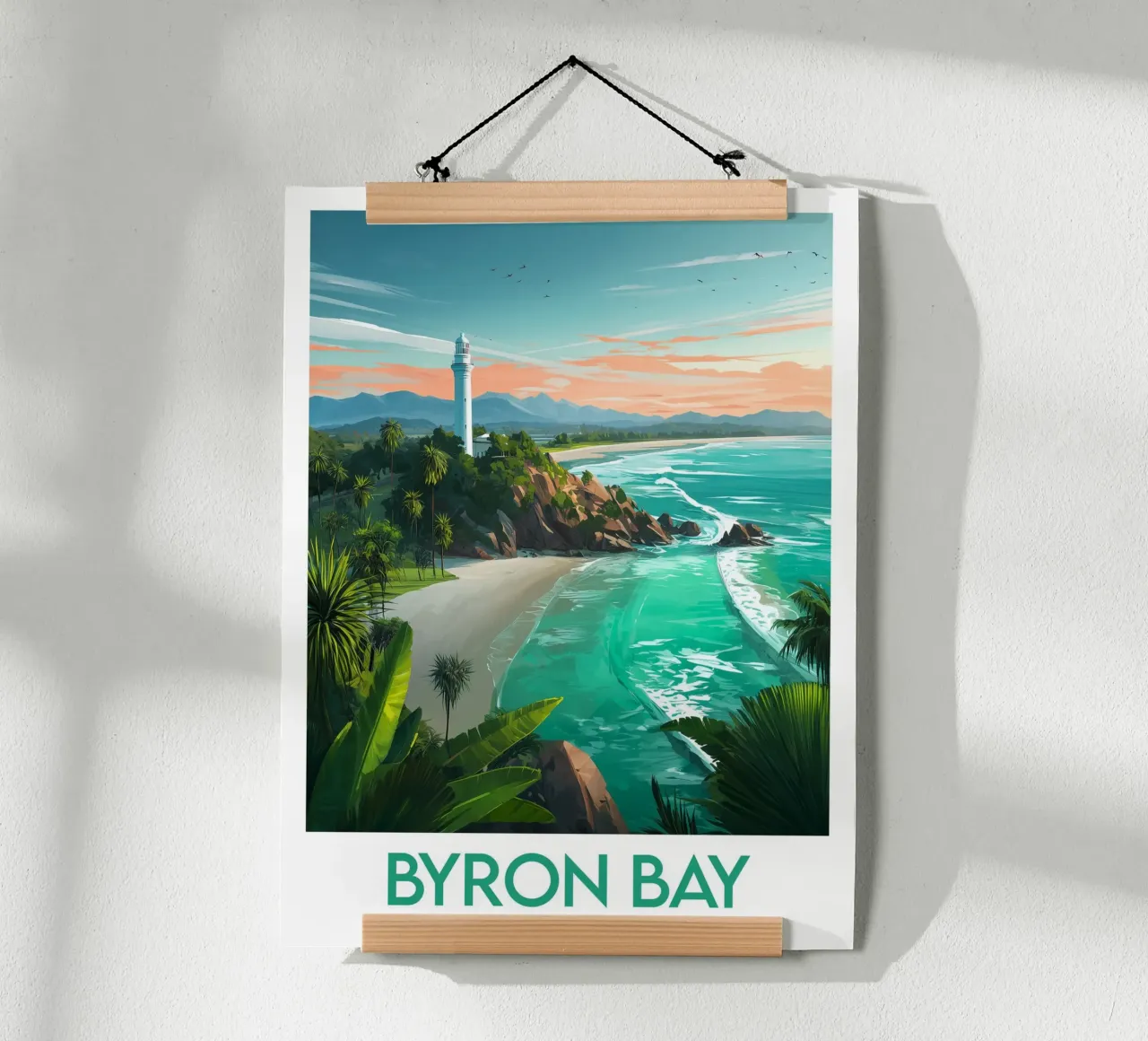Affiche Byron Bay poster da Frame the World