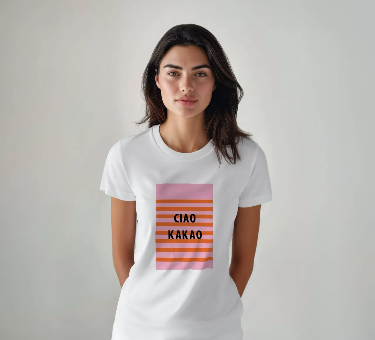 Ciao e cacao t-shirt da Carinaprint