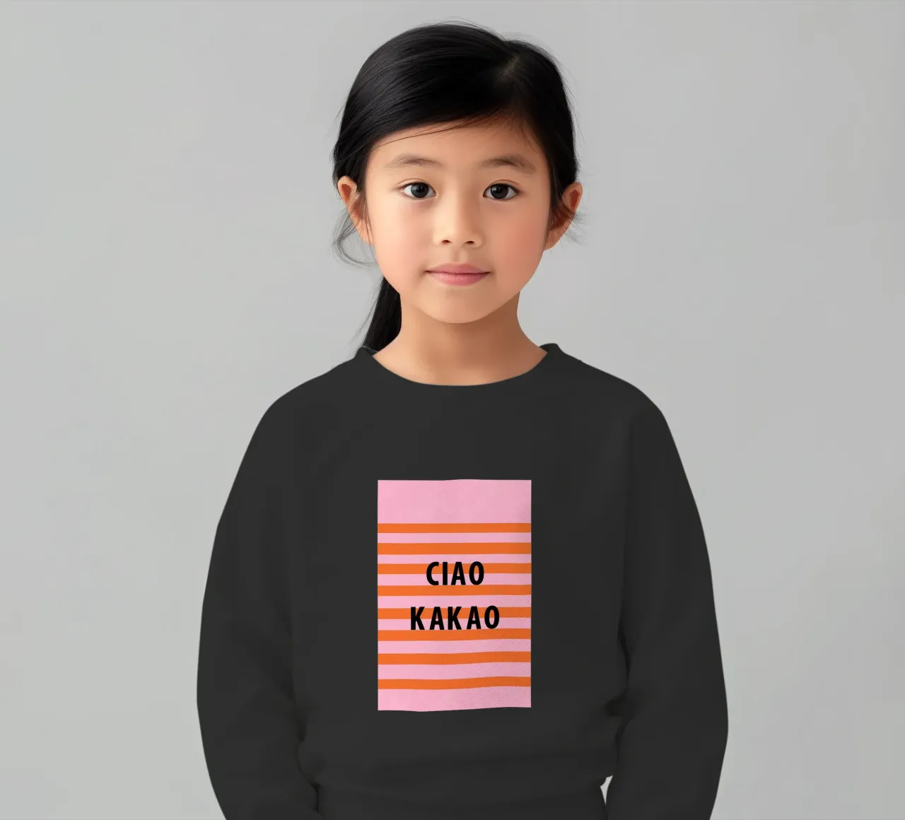 Ciao e cacao felpa bambino da Carinaprint