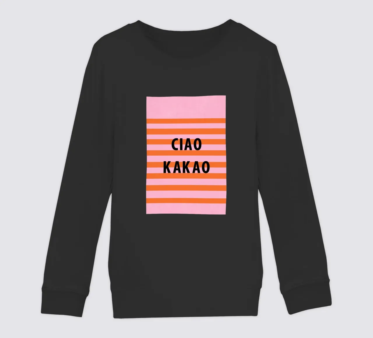 Ciao e cacao felpa bambino da Carinaprint