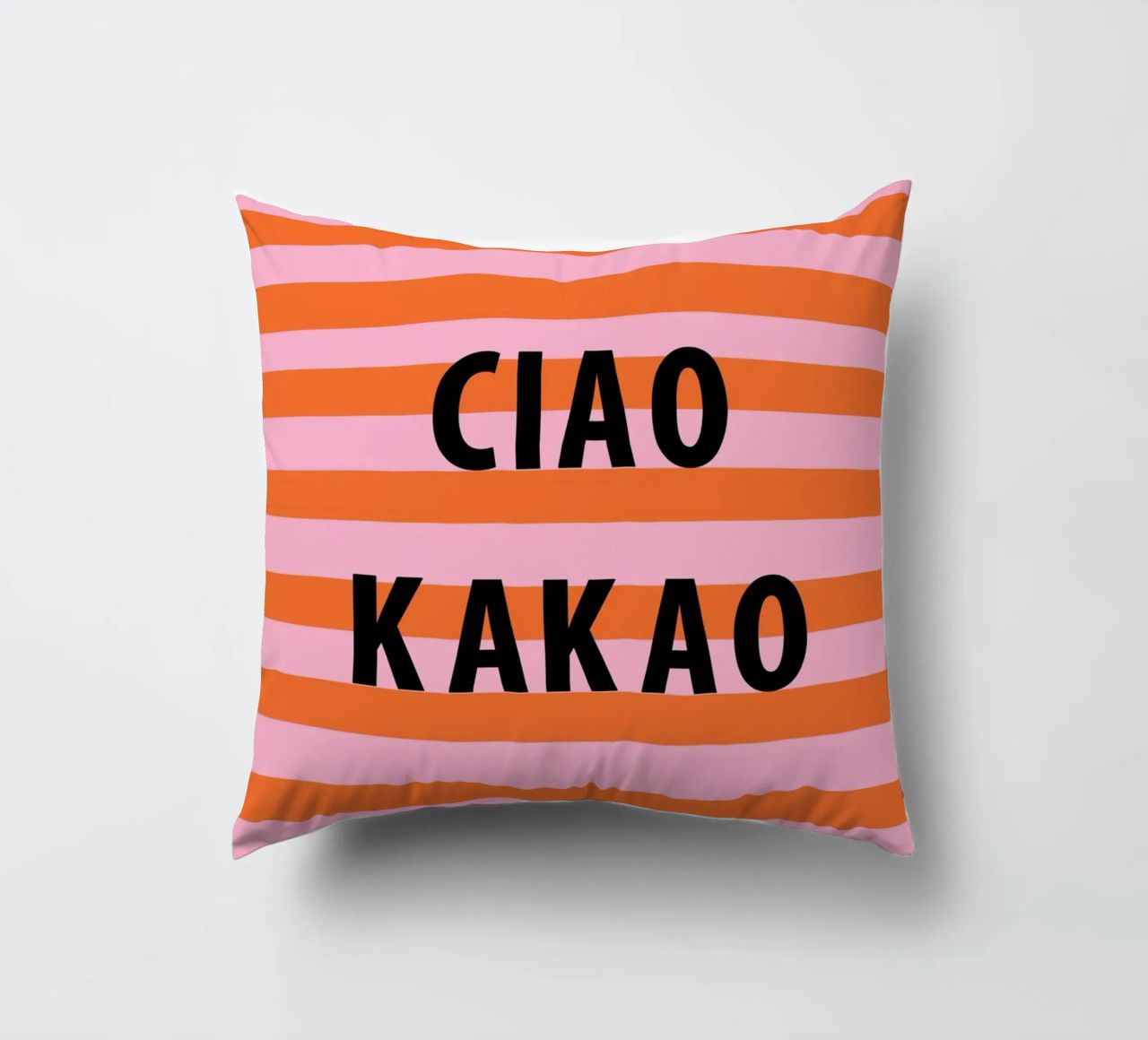 Ciao e cacao cuscino da Carinaprint