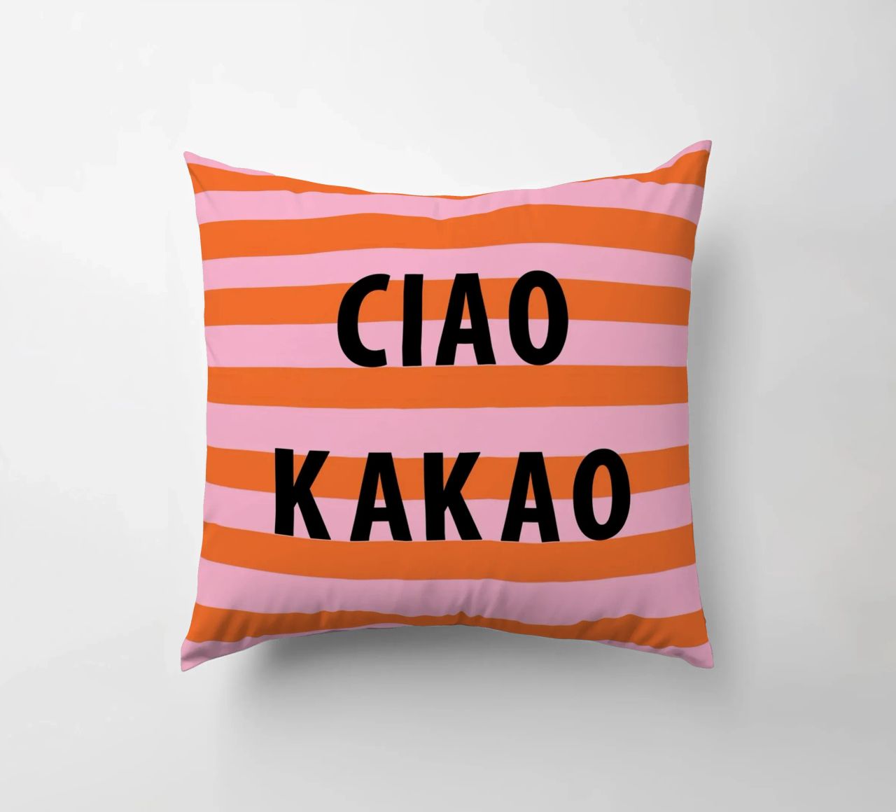 Ciao e cacao cuscino da Carinaprint