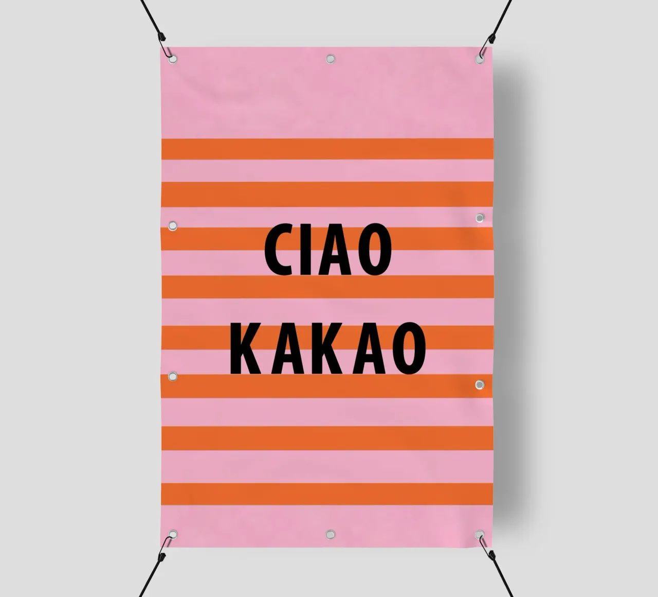 Ciao e cacao telo in pvc da Carinaprint