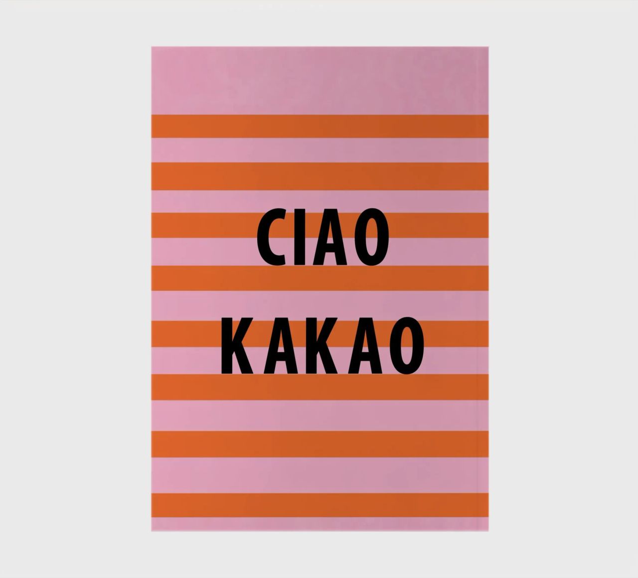 Ciao and cocoa notebook by Carinaprint