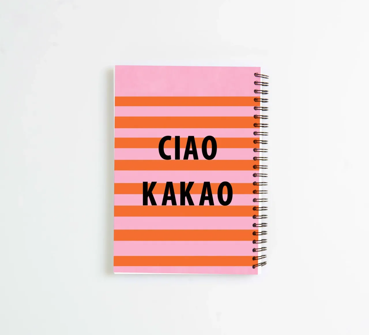 Ciao en cacao notitieboek met spiraal van Carinaprint