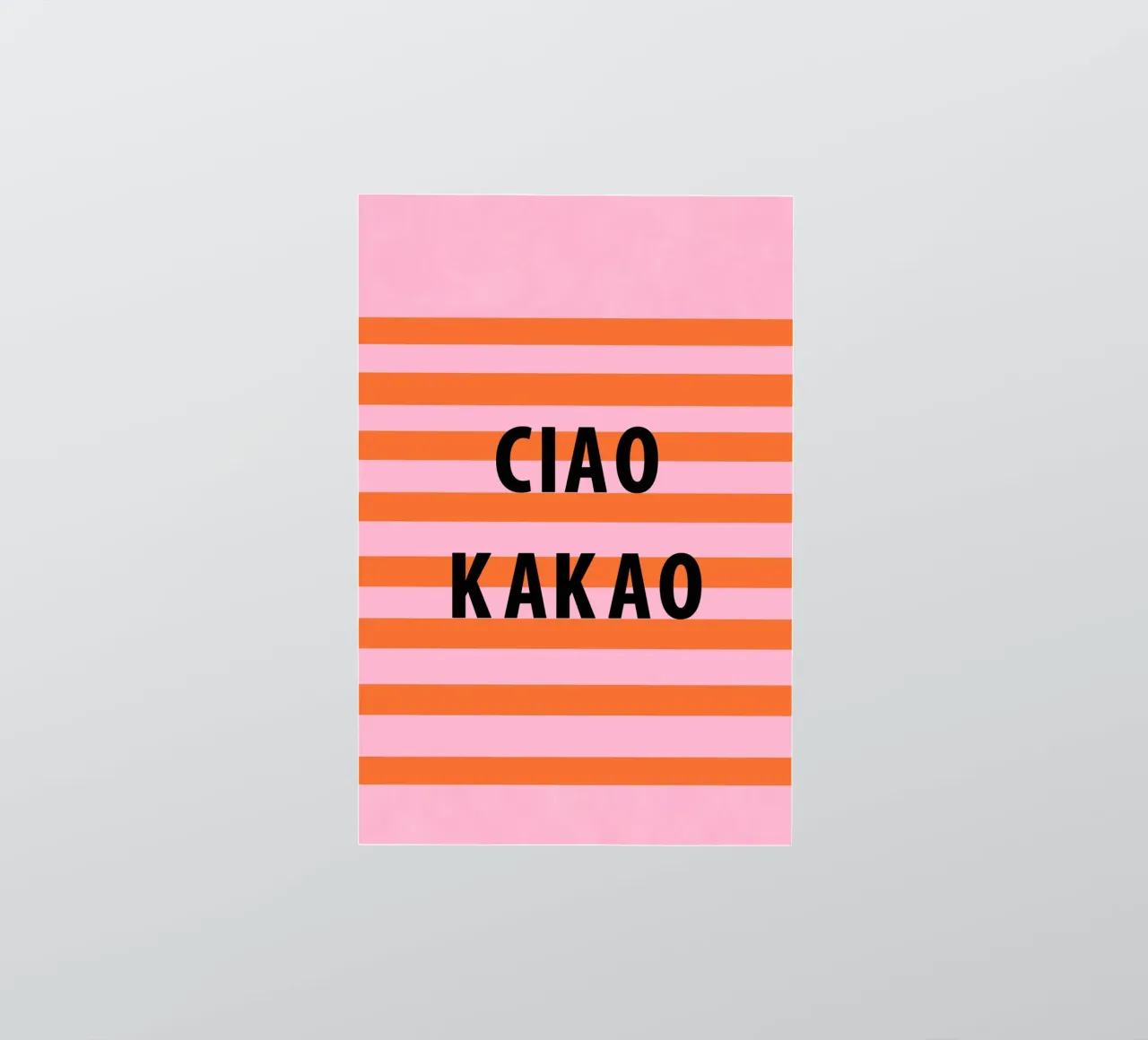 Ciao and cocoa sticker by Carinaprint