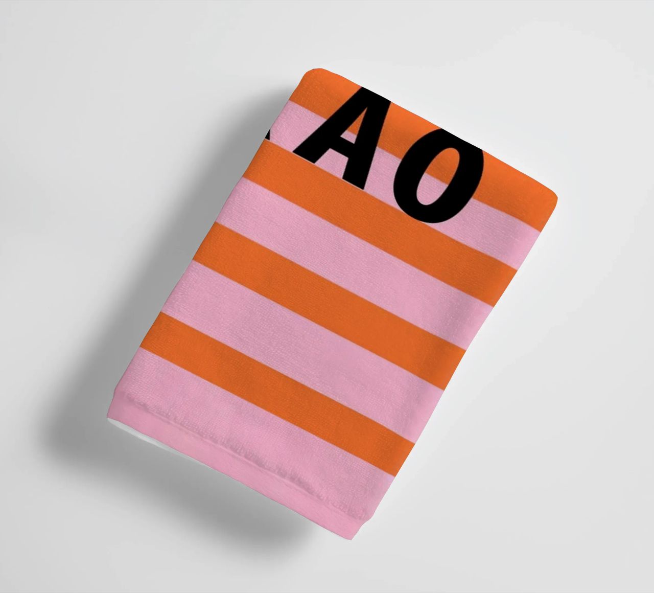 Ciao and cocoa towel by Carinaprint