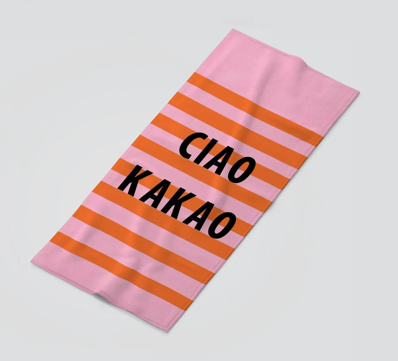 Ciao y cacao toalla de playa de Carinaprint