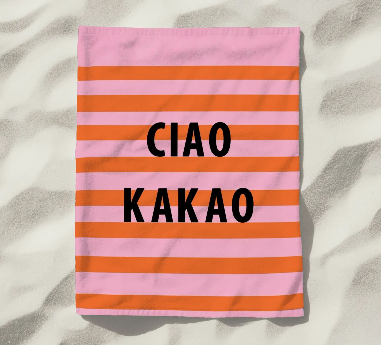 Ciao e cacao telo mare da Carinaprint