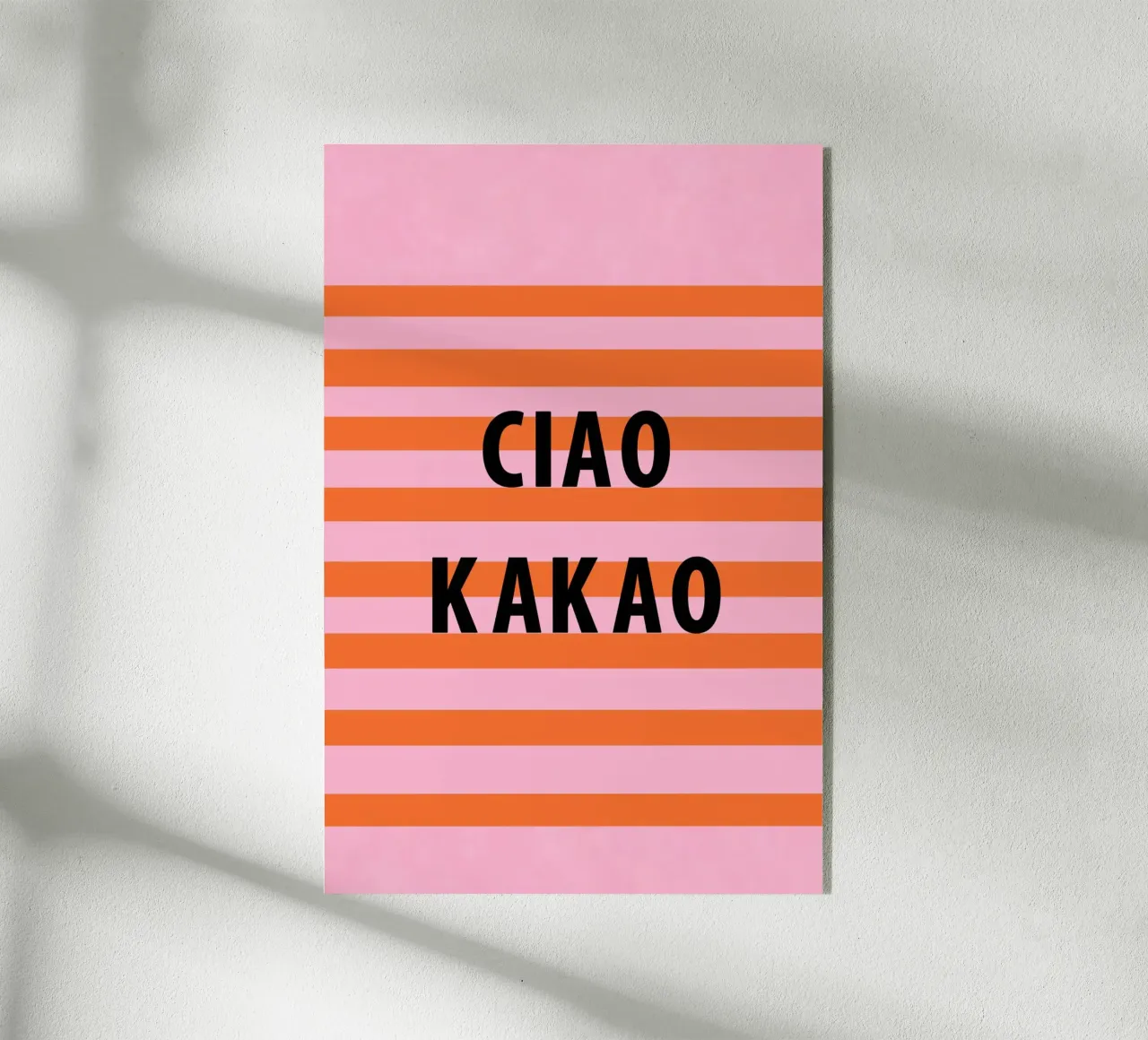 Ciao e cacao plexiglass da Carinaprint