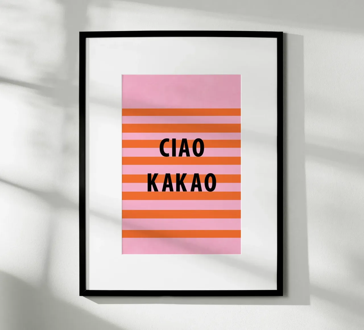 Ciao et cacao poster de Carinaprint