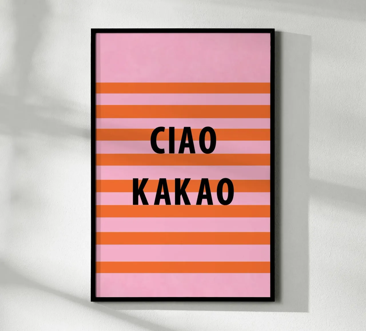 Ciao et cacao poster de Carinaprint