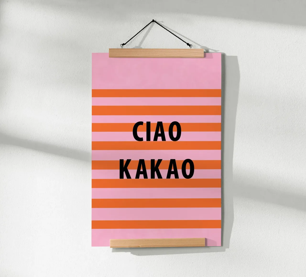 Ciao et cacao poster de Carinaprint