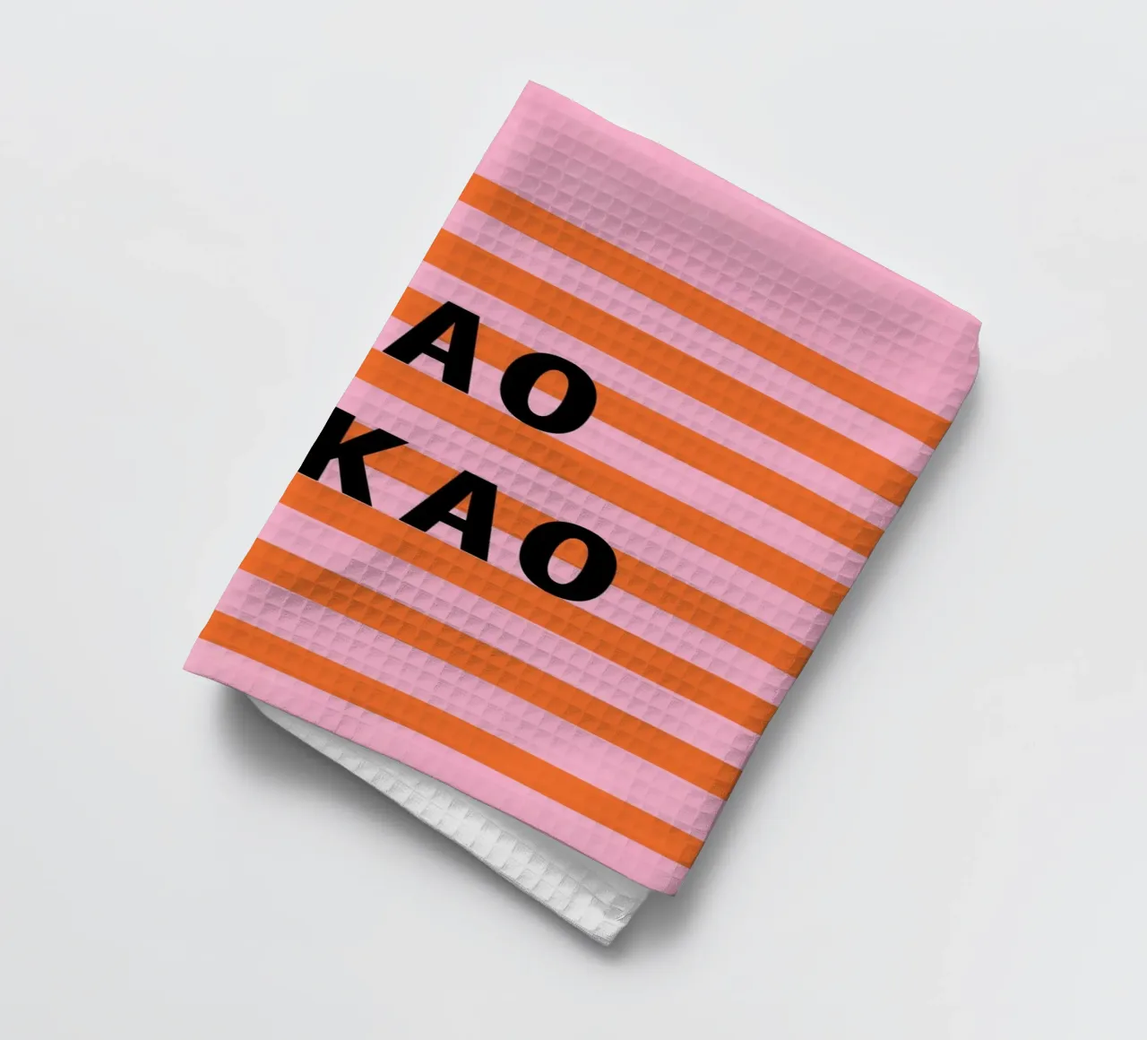 Ciao and cocoa tea towel by Carinaprint