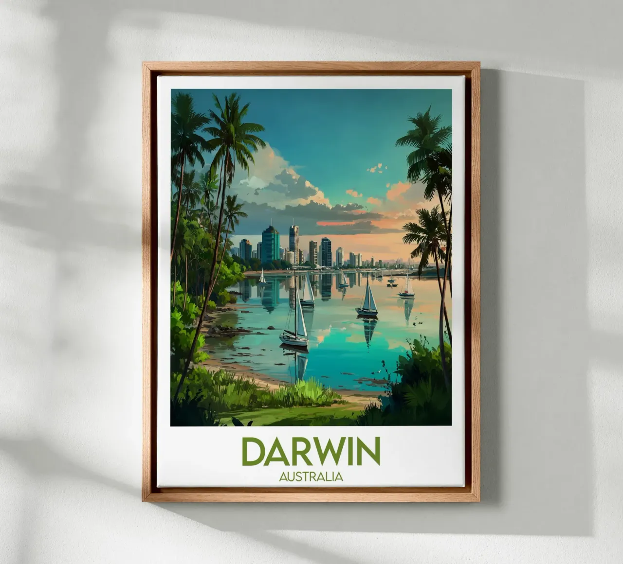 Affiche Darwin tela con Cornice a cassetta da Frame the World