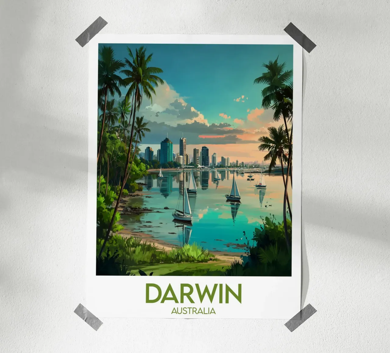 Darwin affiche poster de Frame the World