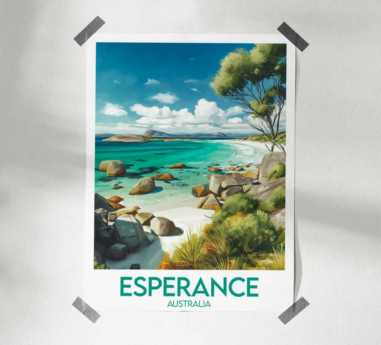 Affiche Esperance poster da Frame the World