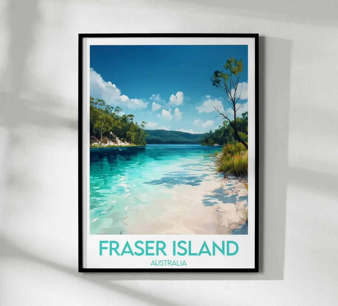 Affiche Fraser Island poster da Frame the World