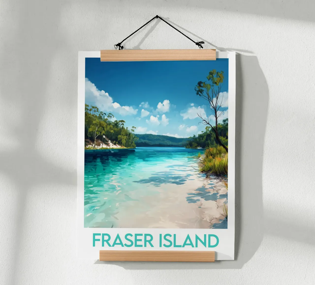 Affiche Fraser Island poster da Frame the World