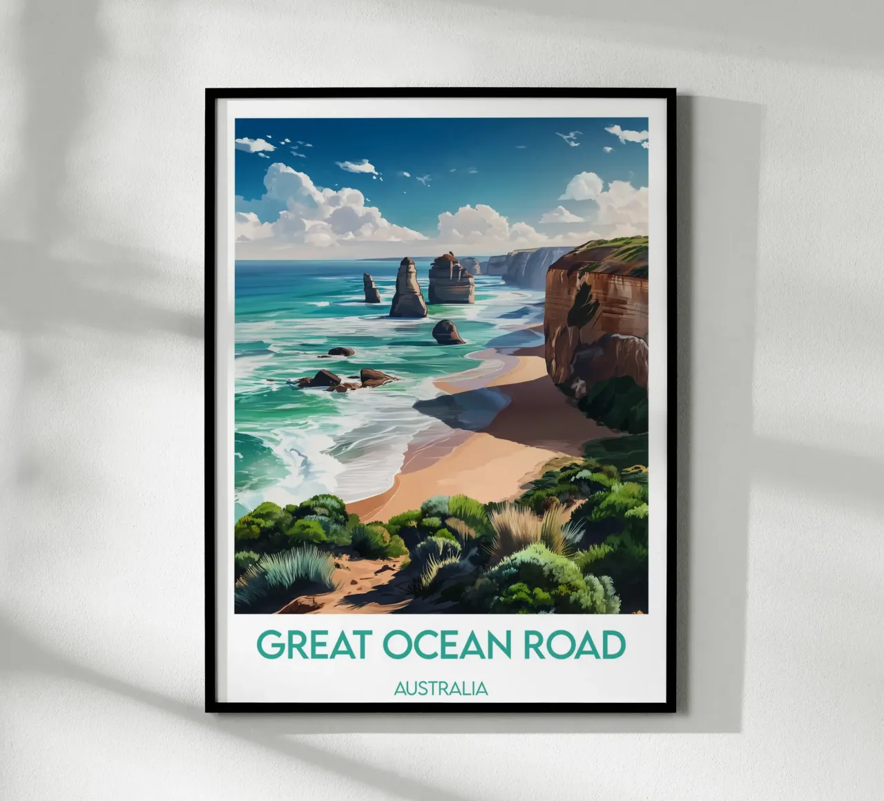 Affiche Great Ocean Road hahnemühle de Frame the World