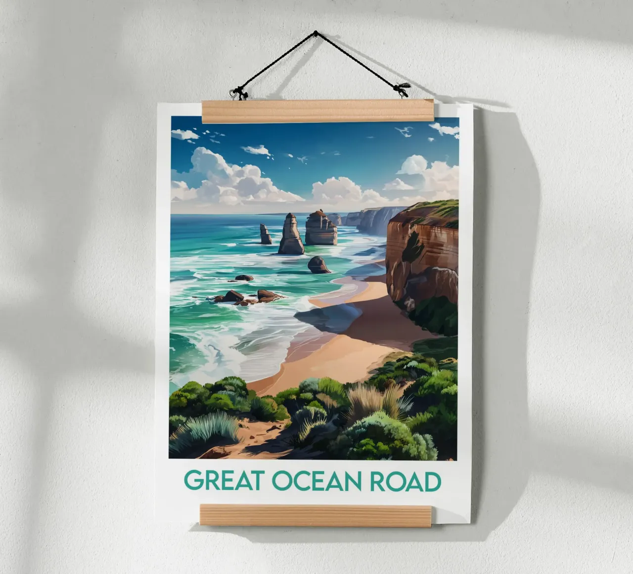 Affiche Great Ocean Road hahnemühle de Frame the World