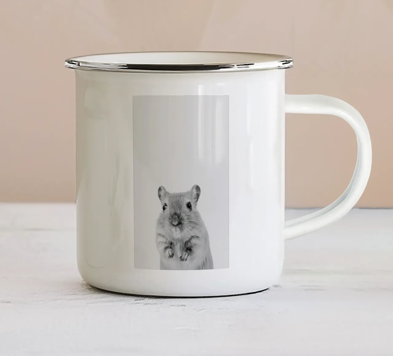 Mouse II tazza in smalto da Paws & Claws