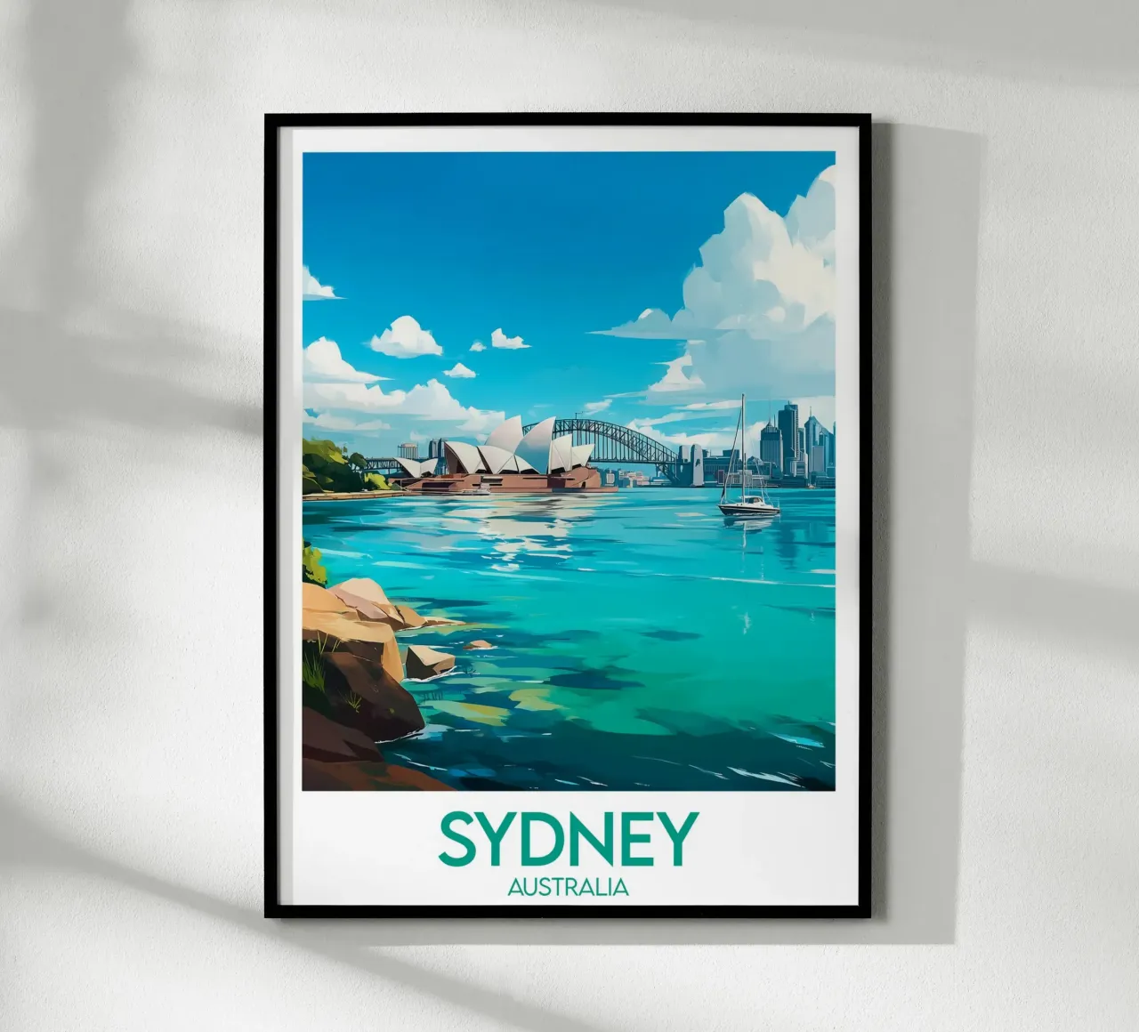 Affiche Sydney Australie poster by Frame the World