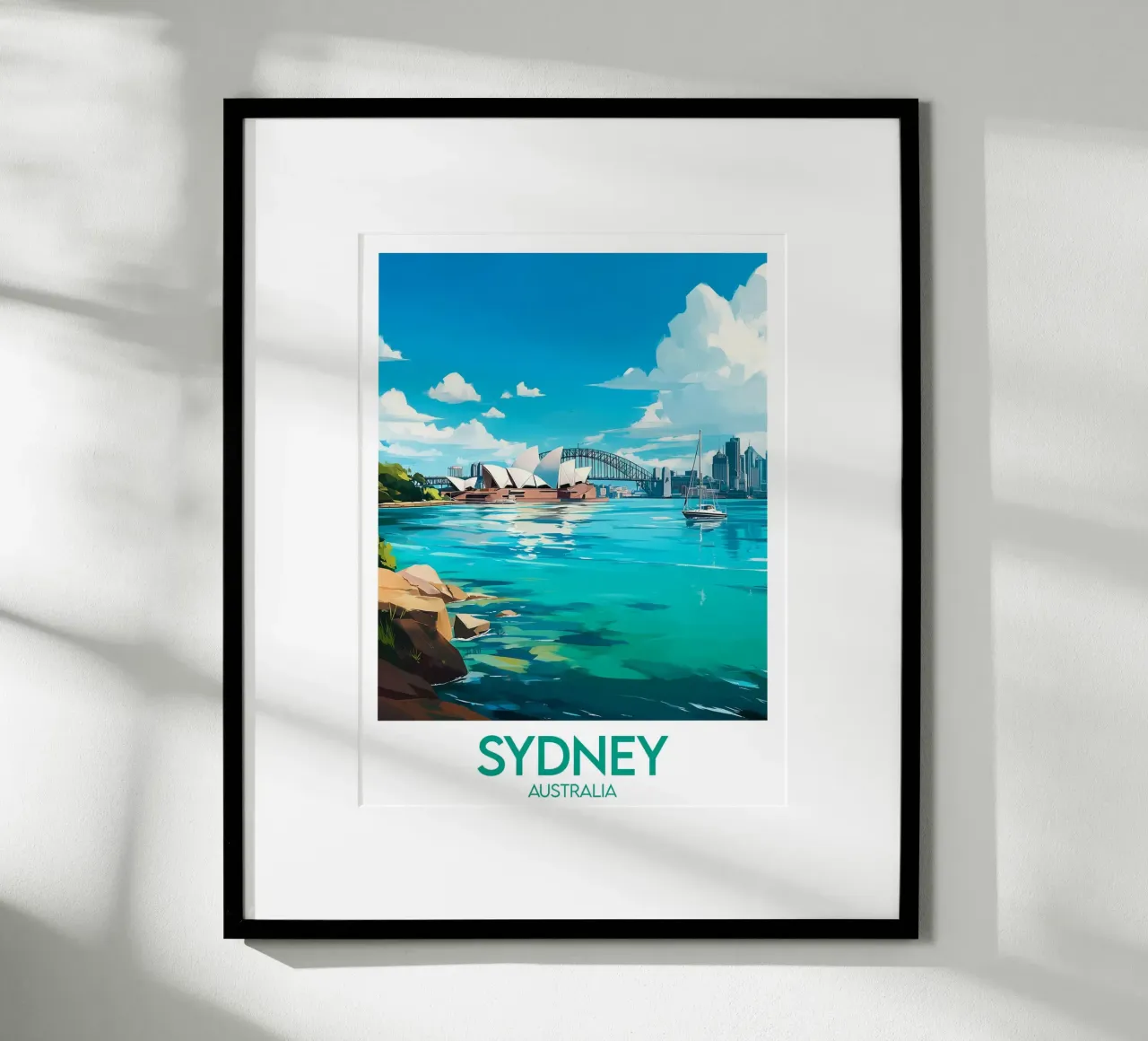 Affiche Sydney Australie poster by Frame the World