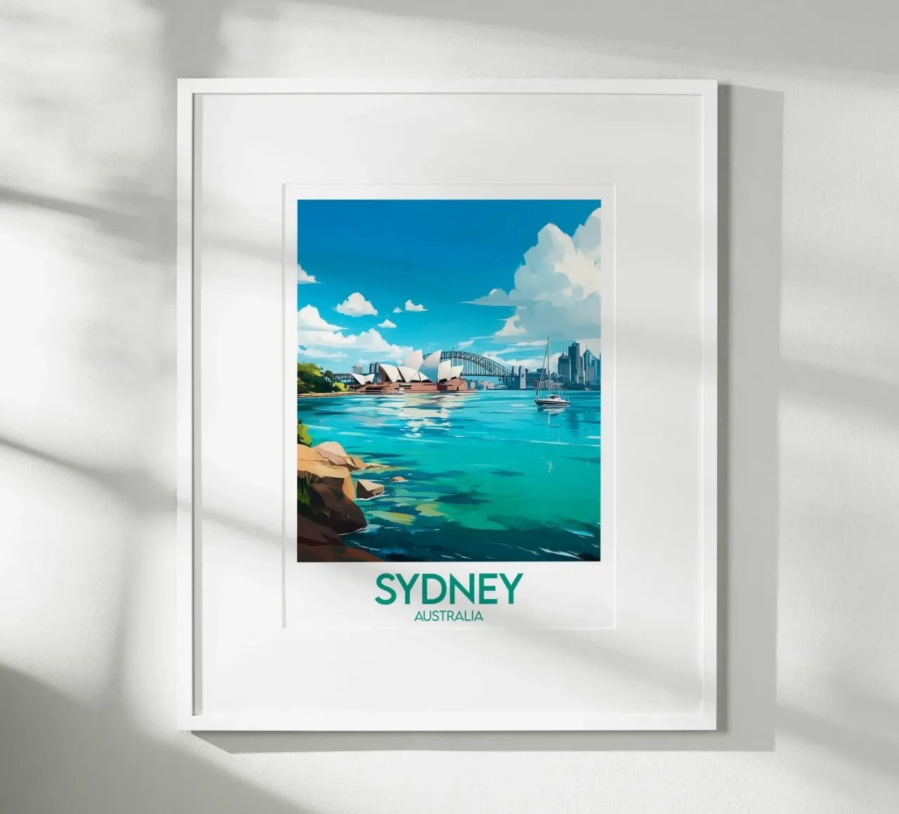 Affiche Sydney Australie poster by Frame the World