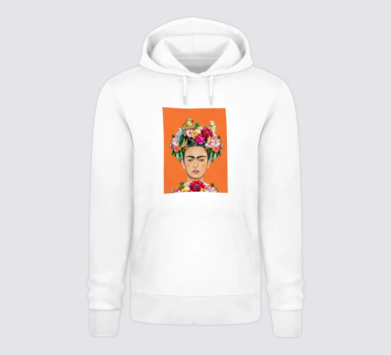 L'estate dei fiori di Frida felpa con cappuccio da Carinaprint